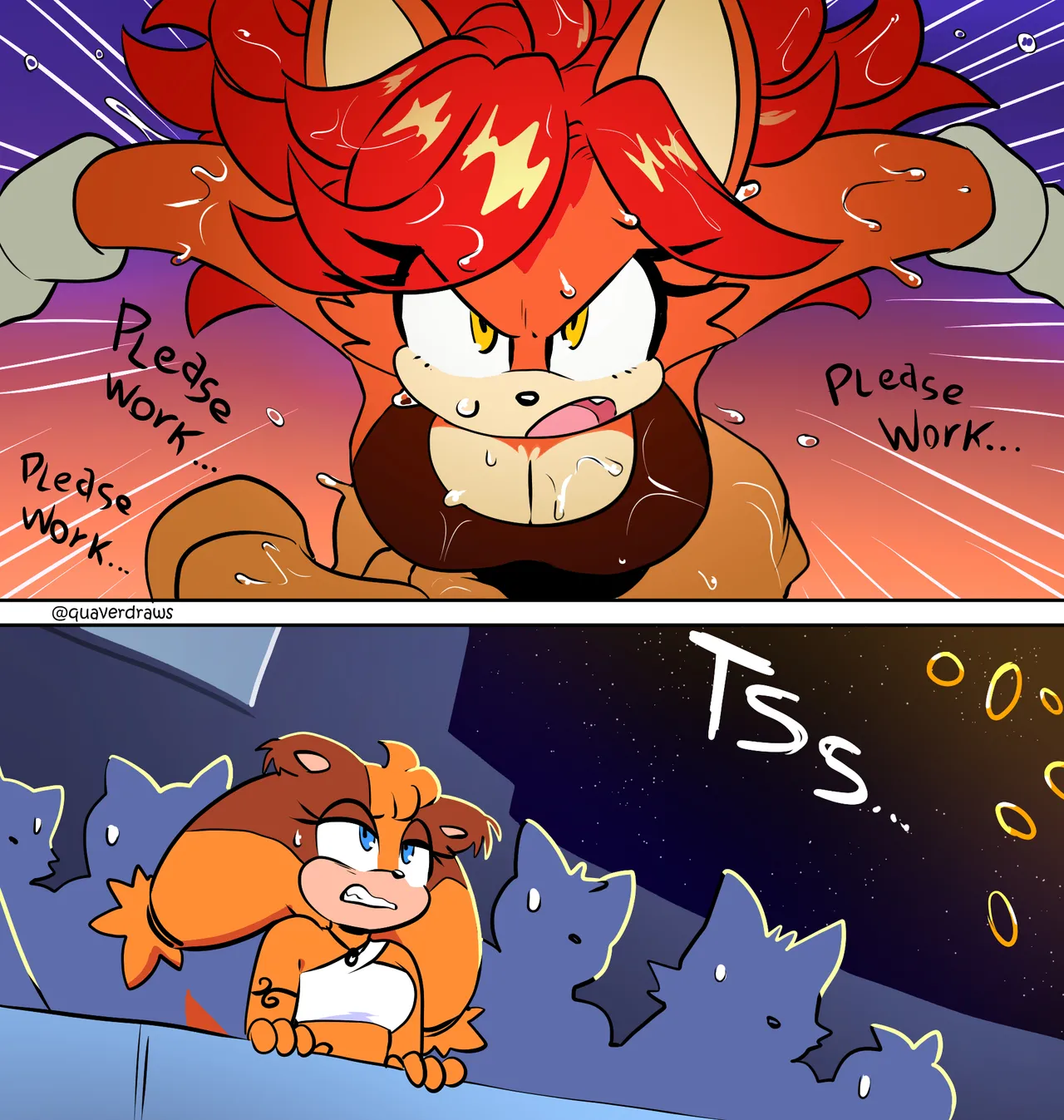 QuaverDraws QuaverNSFW Luana x Sticks x Barry - Image 12