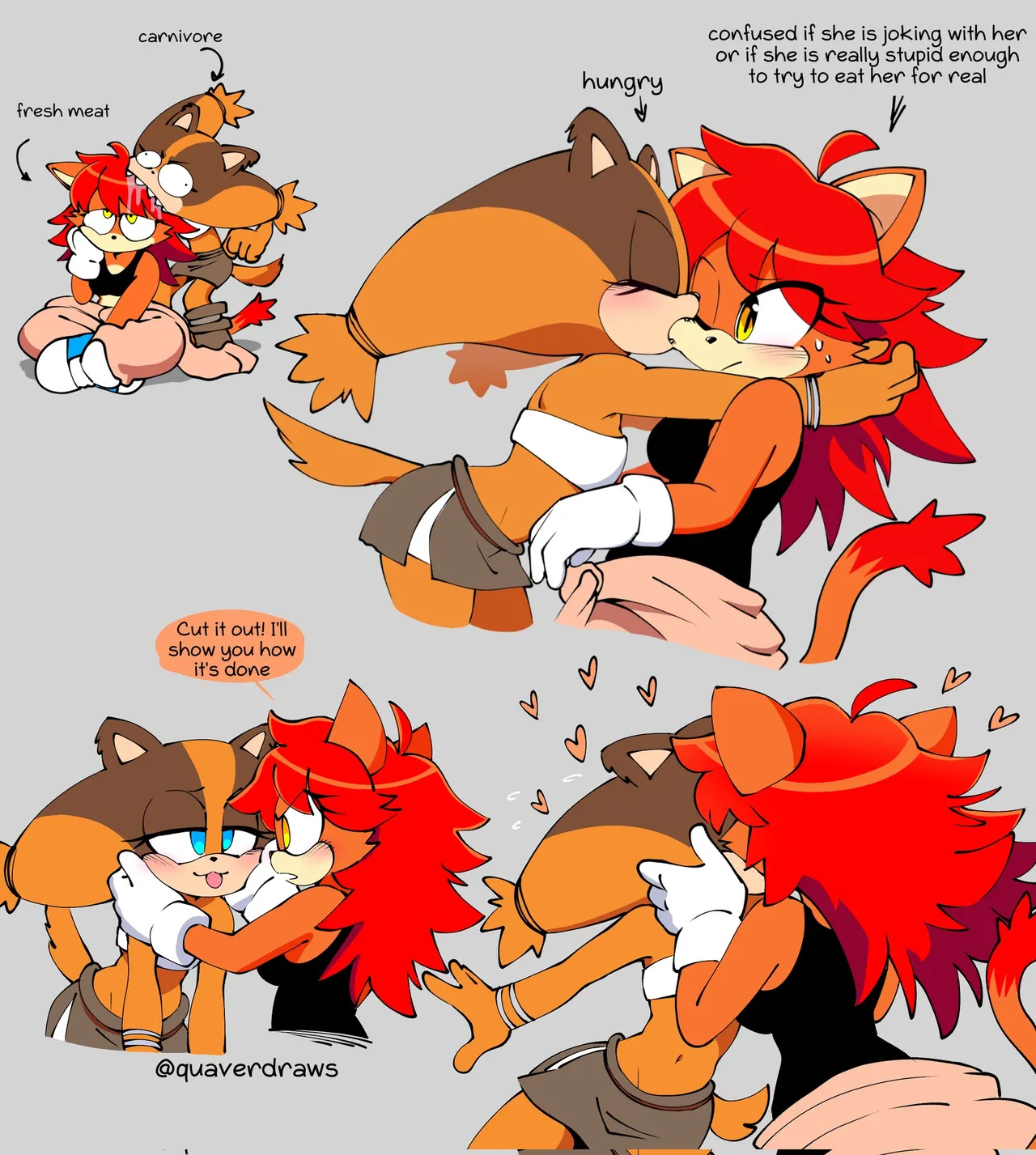 QuaverDraws QuaverNSFW Luana x Sticks x Barry - Image 6