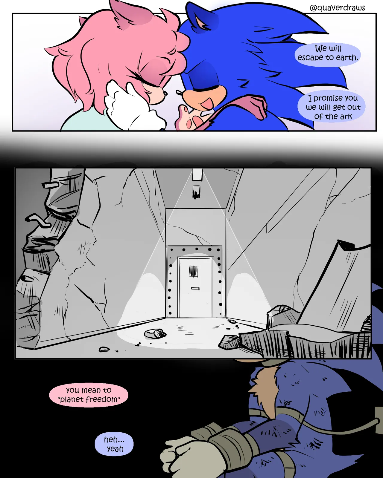 Quaverdraws Sonic Ark AU - Image 21