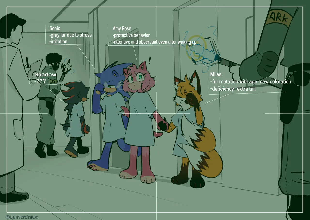 Quaverdraws Sonic Ark AU - Image 28