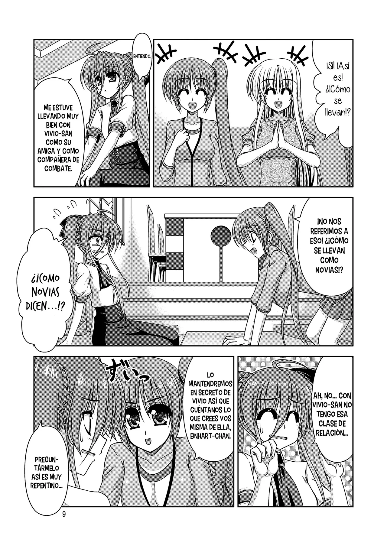 R-Blue Kiryuu Makoto Moms and Daughter in a Big Mess Mahou Shoujo Lyrical Nanoha Spanish Nekomi Fansub - Image 10