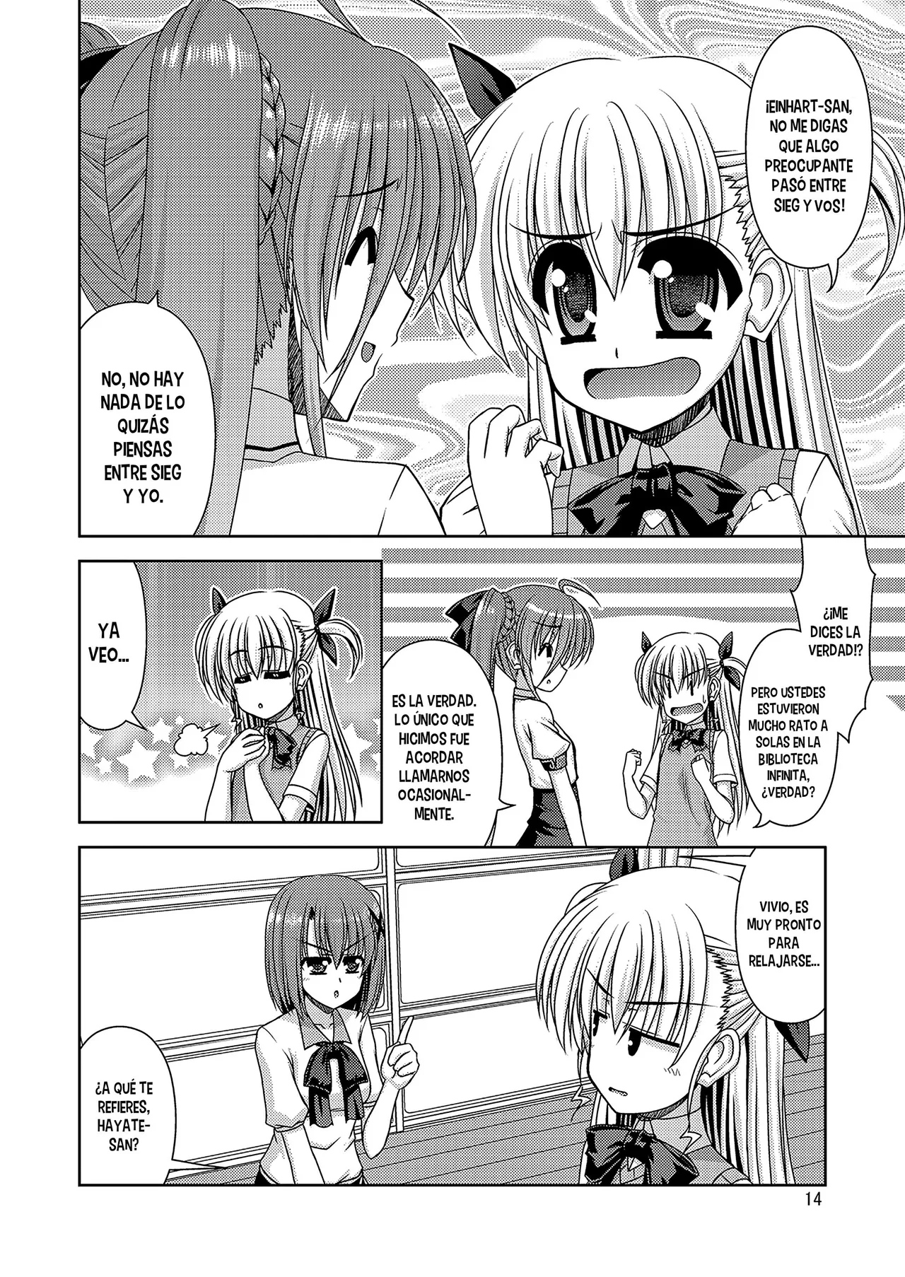 R-Blue Kiryuu Makoto Moms and Daughter in a Big Mess Mahou Shoujo Lyrical Nanoha Spanish Nekomi Fansub - Image 15