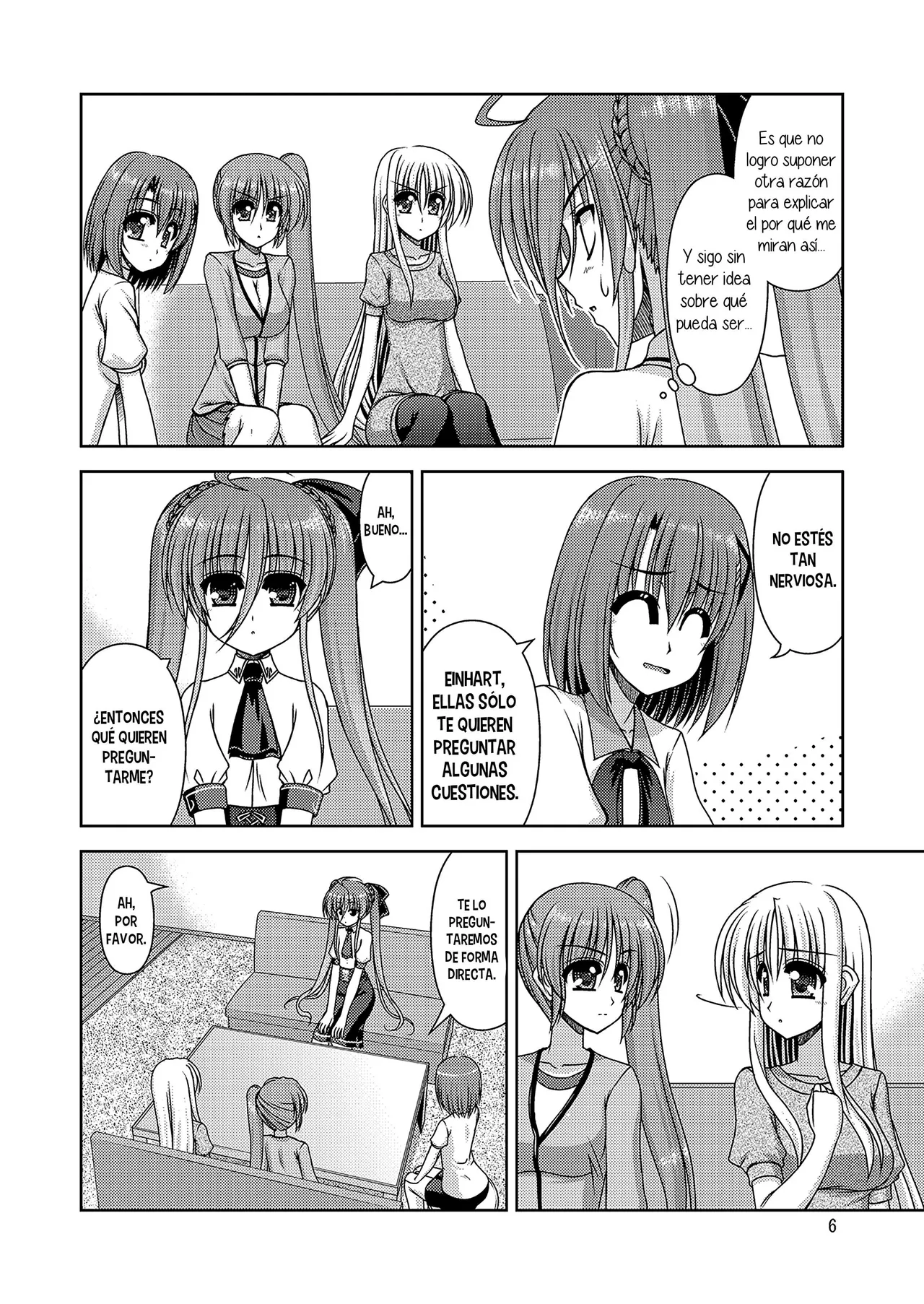 R-Blue Kiryuu Makoto Moms and Daughter in a Big Mess Mahou Shoujo Lyrical Nanoha Spanish Nekomi Fansub - Image 7