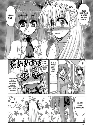 R-Blue Kiryuu Makoto Moms and Daughter in a Big Mess Mahou Shoujo Lyrical Nanoha Spanish Nekomi Fansub - Page 19