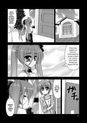 R-Blue Kiryuu Makoto Moms and Daughter in a Big Mess Mahou Shoujo Lyrical Nanoha Spanish Nekomi Fansub - Page 5
