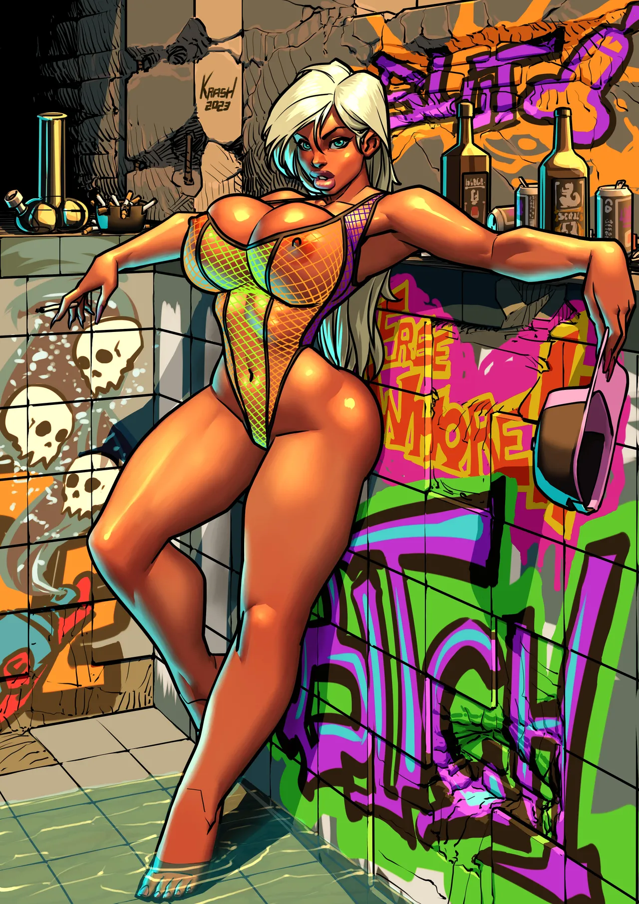 Rabies-t-lagomorph Mi Madre Hermana son unas Putas Obsesionadas con el Tamaño EXTRAS Spanish kalock En Progreso - Image 183