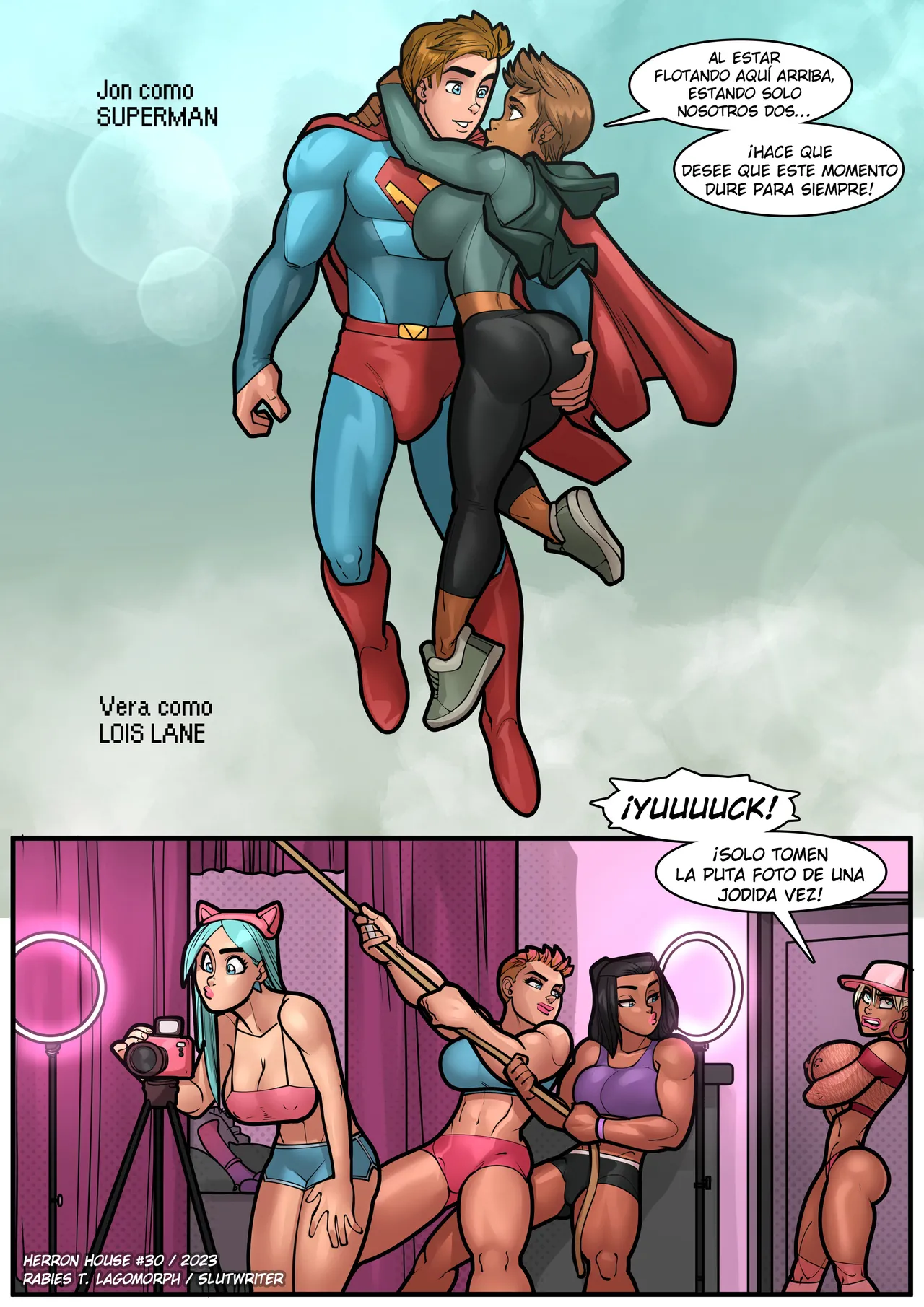 Rabies-t-lagomorph Mi Madre Hermana son unas Putas Obsesionadas con el Tamaño EXTRAS Spanish kalock En Progreso - Image 31