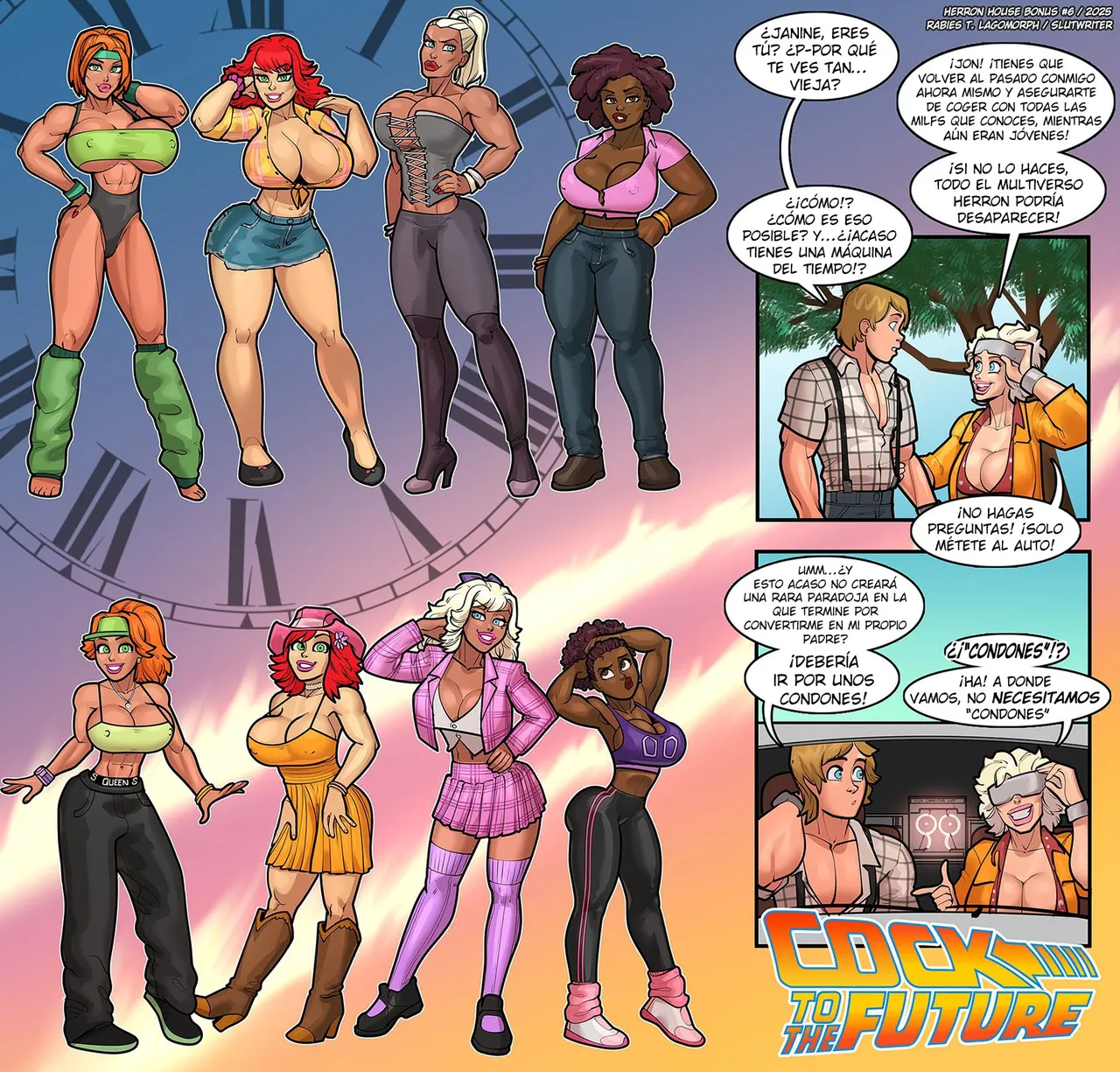 Rabies-t-lagomorph Mi Madre Hermana son unas Putas Obsesionadas con el Tamaño EXTRAS Spanish kalock En Progreso - Image 62