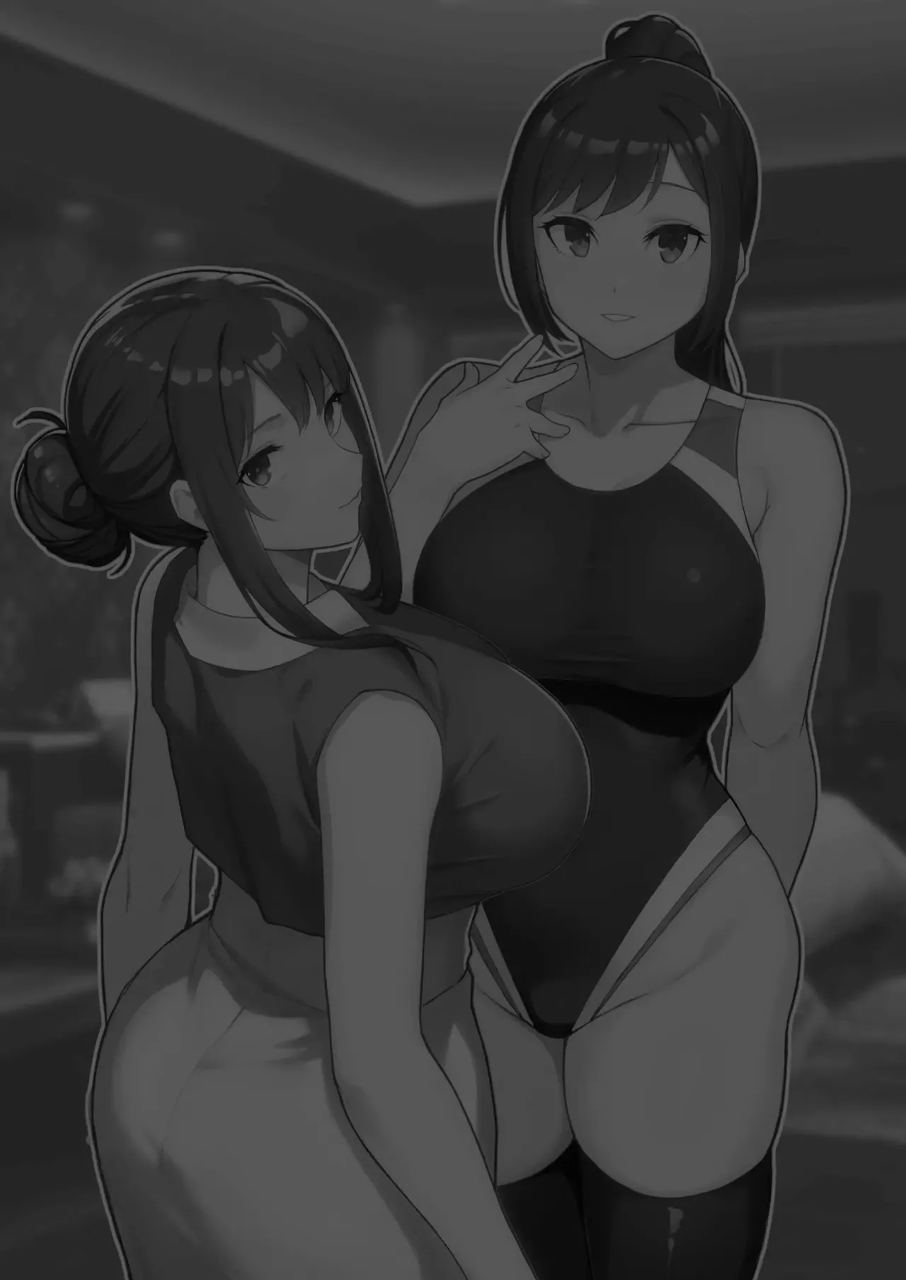 Rabuho de Dēto Kabe-Goshi ni Oyako to Sorezore Rei Rei Suru Hon zenpen - A Book About Dating In a Love Hotel With Mother And Daughter Through The Wall Part 1 - Image 2