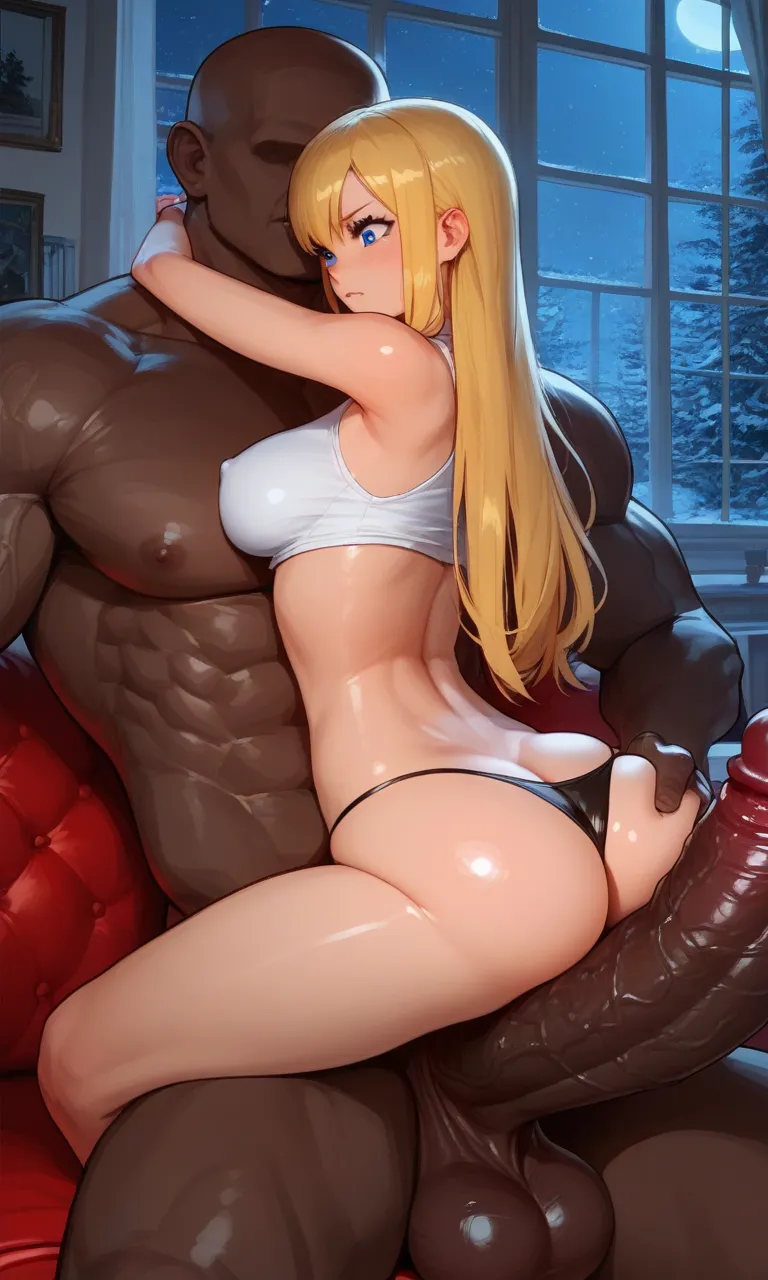 Rahmat Testing something Blonde girl BBC - Image 25