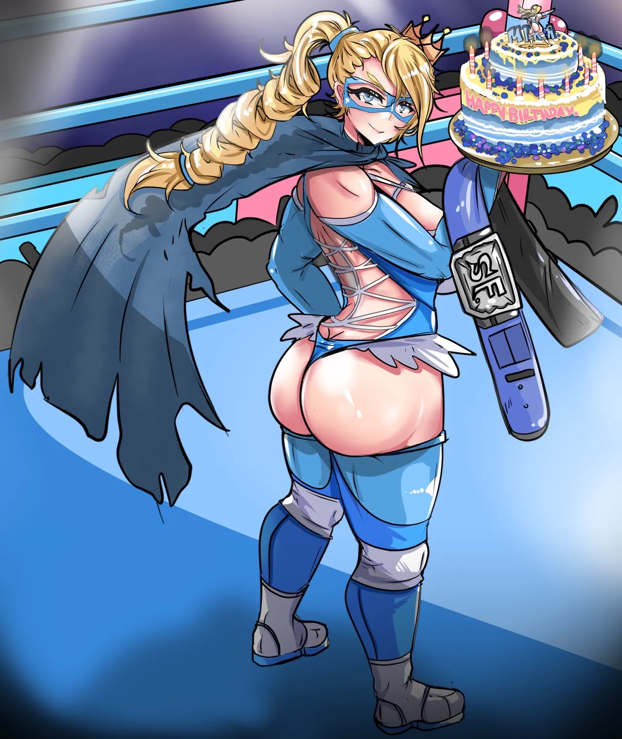 Rainbow Mika Street Fighter Ass Collection - Image 26