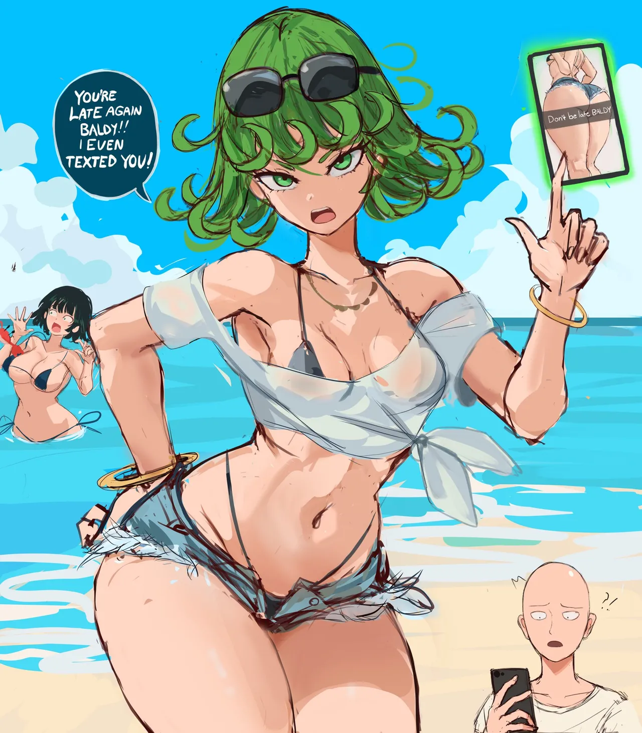 Rakeemspoon Tatsumaki x Saitama - Image 15
