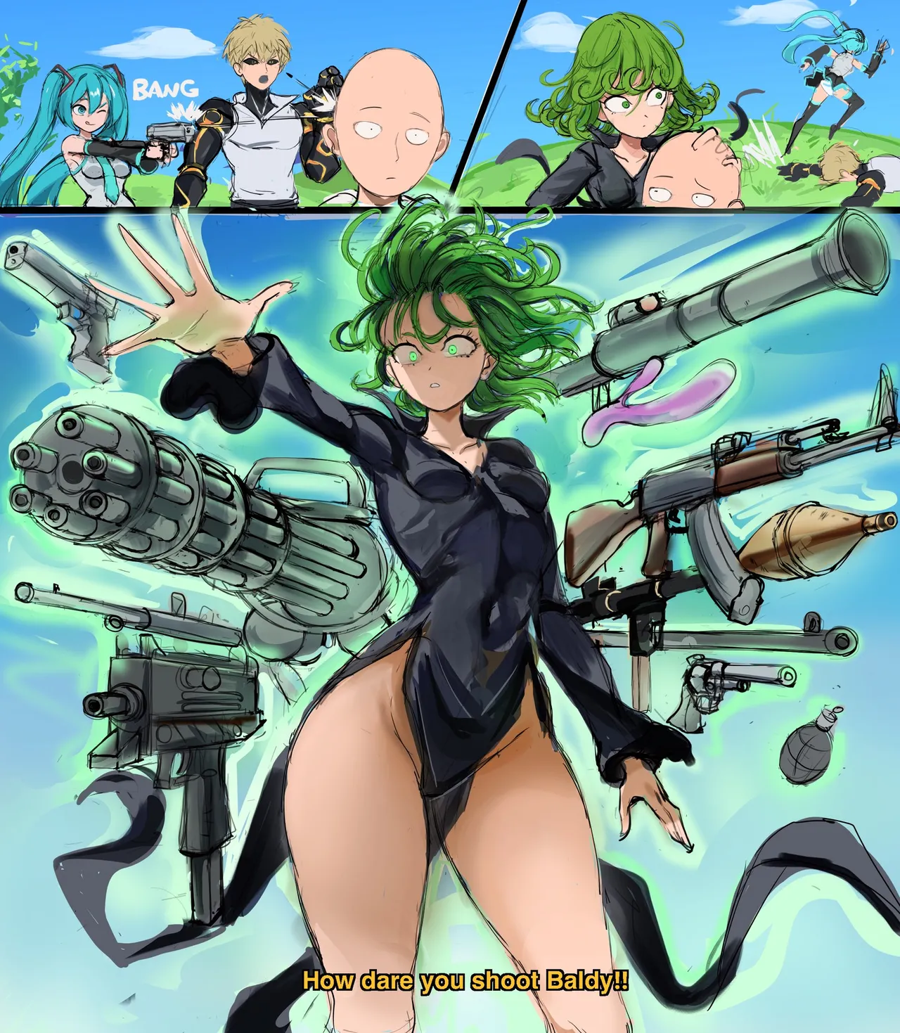 Rakeemspoon Tatsumaki x Saitama - Image 53