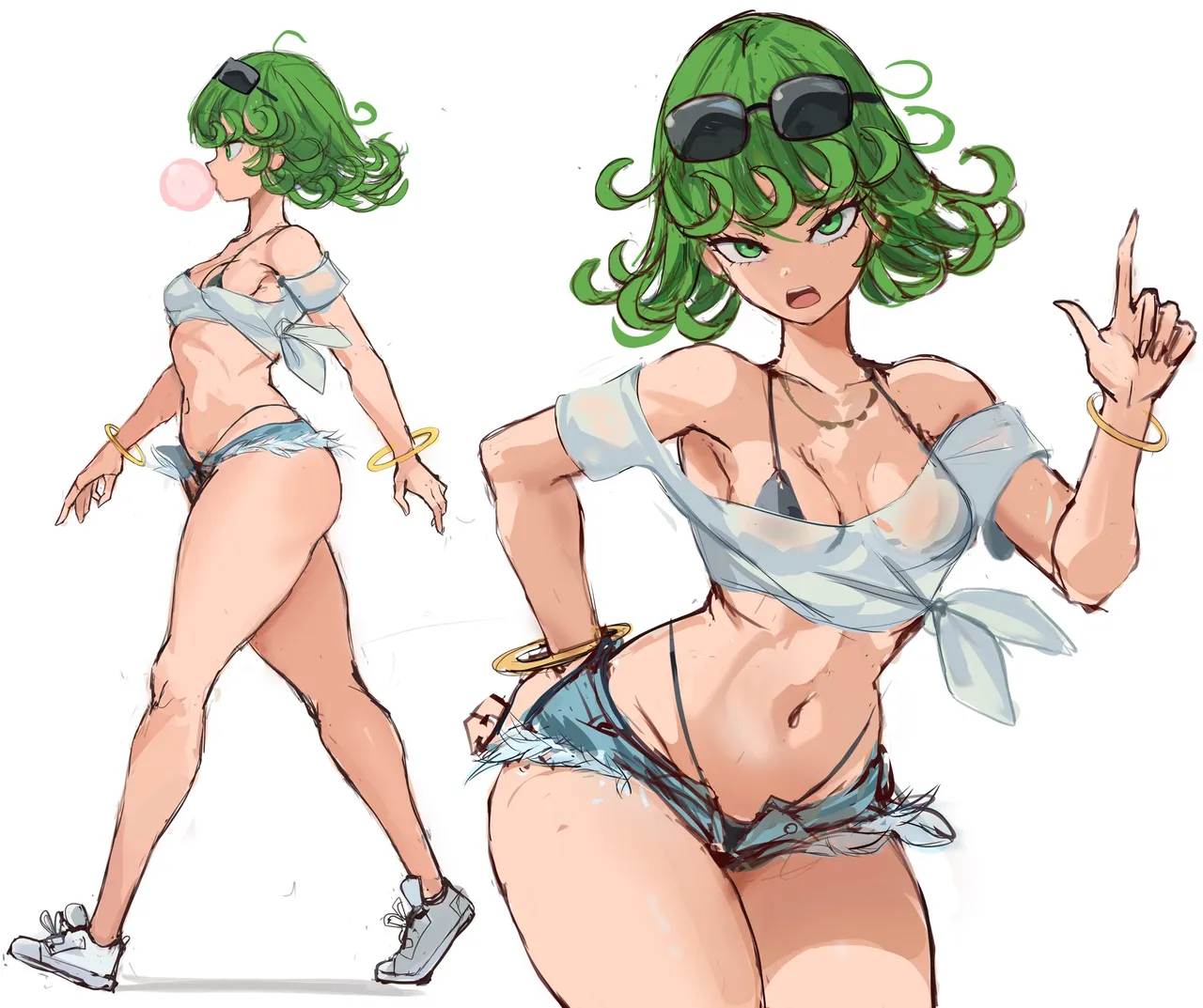 Rakeemspoon Tatsumaki x Saitama - Image 80