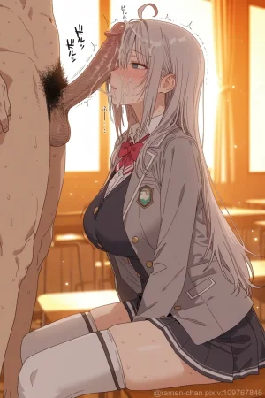 Ramen-Chan Alisa Mikhailovna Kujou Alya Sometimes Hides Her Feelings in Russian - Page 105