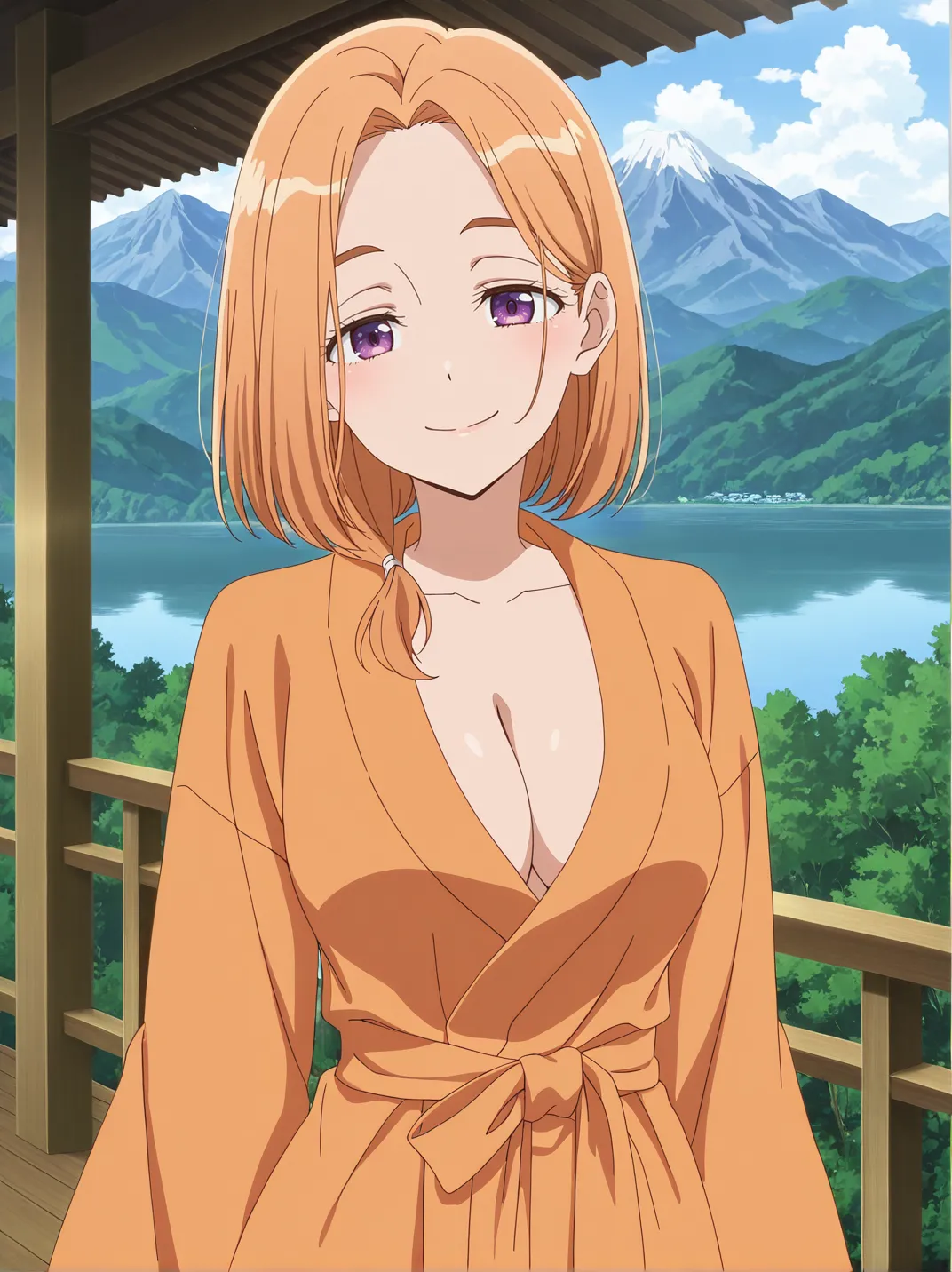 Ranwai Banri Shiunji Bathrobe 紫雲寺 万里 Miniset - Image 2