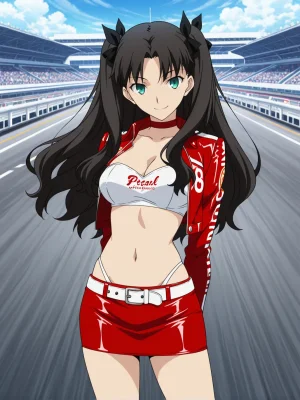 Ranwai Rin Tohsaka Race Queen 遠坂 凛 - Page 10