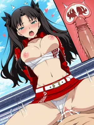Ranwai Rin Tohsaka Race Queen 遠坂 凛 - Page 114