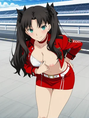 Ranwai Rin Tohsaka Race Queen 遠坂 凛 - Page 12