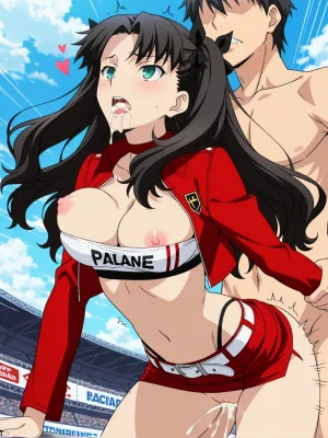 Ranwai Rin Tohsaka Race Queen 遠坂 凛 - Page 128