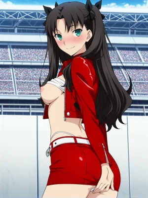Ranwai Rin Tohsaka Race Queen 遠坂 凛 - Page 154