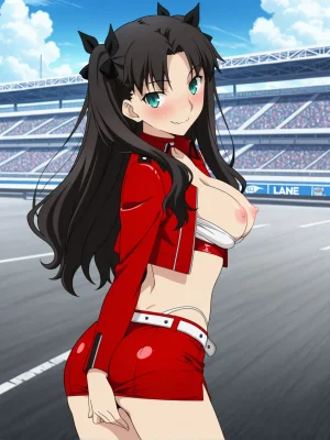 Ranwai Rin Tohsaka Race Queen 遠坂 凛 - Page 155
