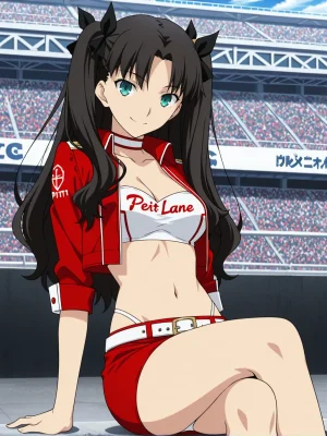 Ranwai Rin Tohsaka Race Queen 遠坂 凛 - Page 5