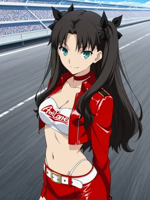 Ranwai Rin Tohsaka Race Queen 遠坂 凛 - Page 8