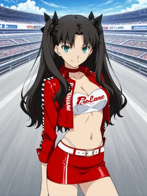 Ranwai Rin Tohsaka Race Queen 遠坂 凛 - Page 9