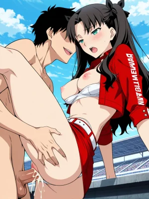 Ranwai Rin Tohsaka Race Queen 遠坂 凛 - Page 91