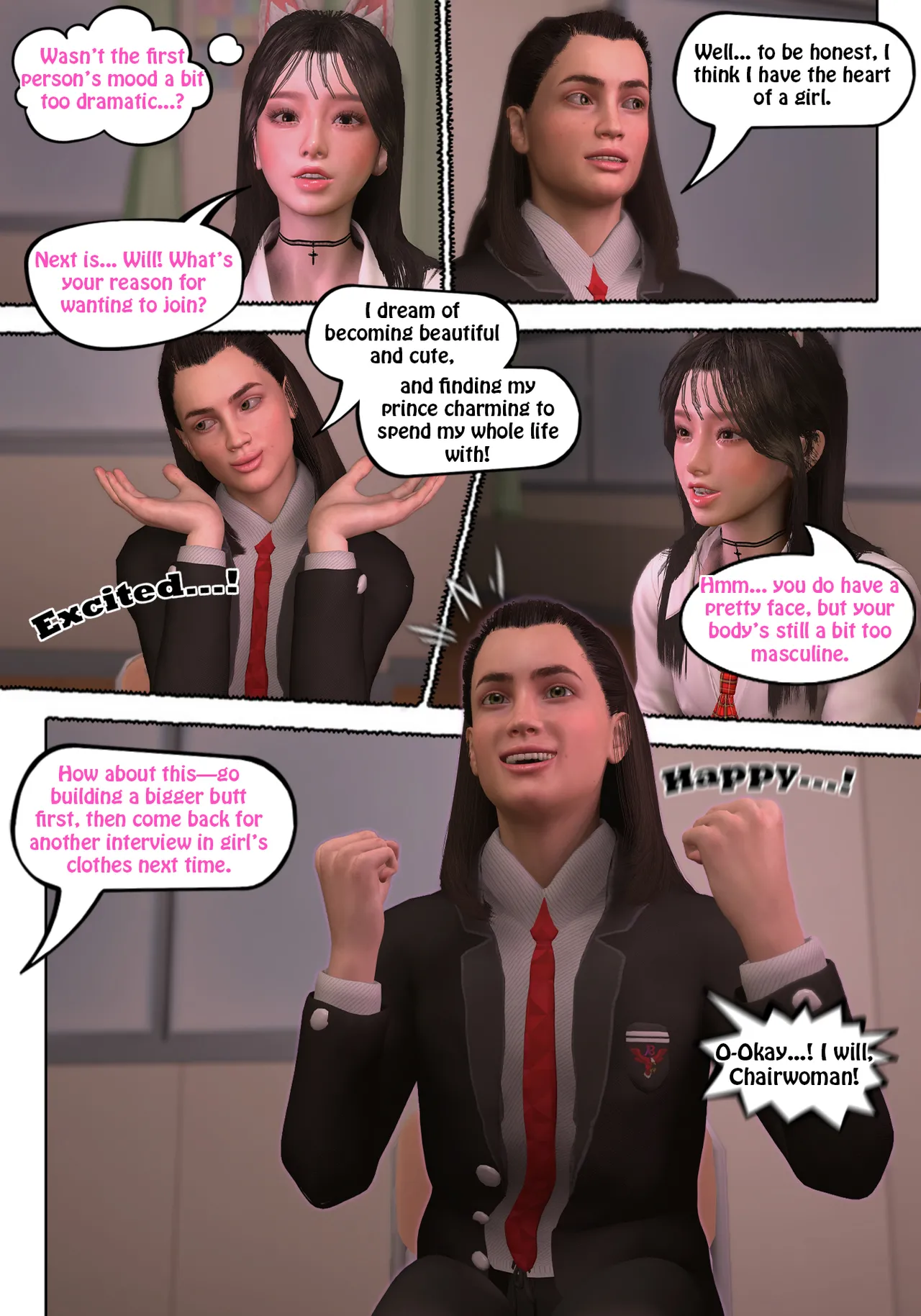 Red Bread紅麵包 Saint Eagle Academy 聖鷹學院 01-07.2Video screenshot English - Image 440