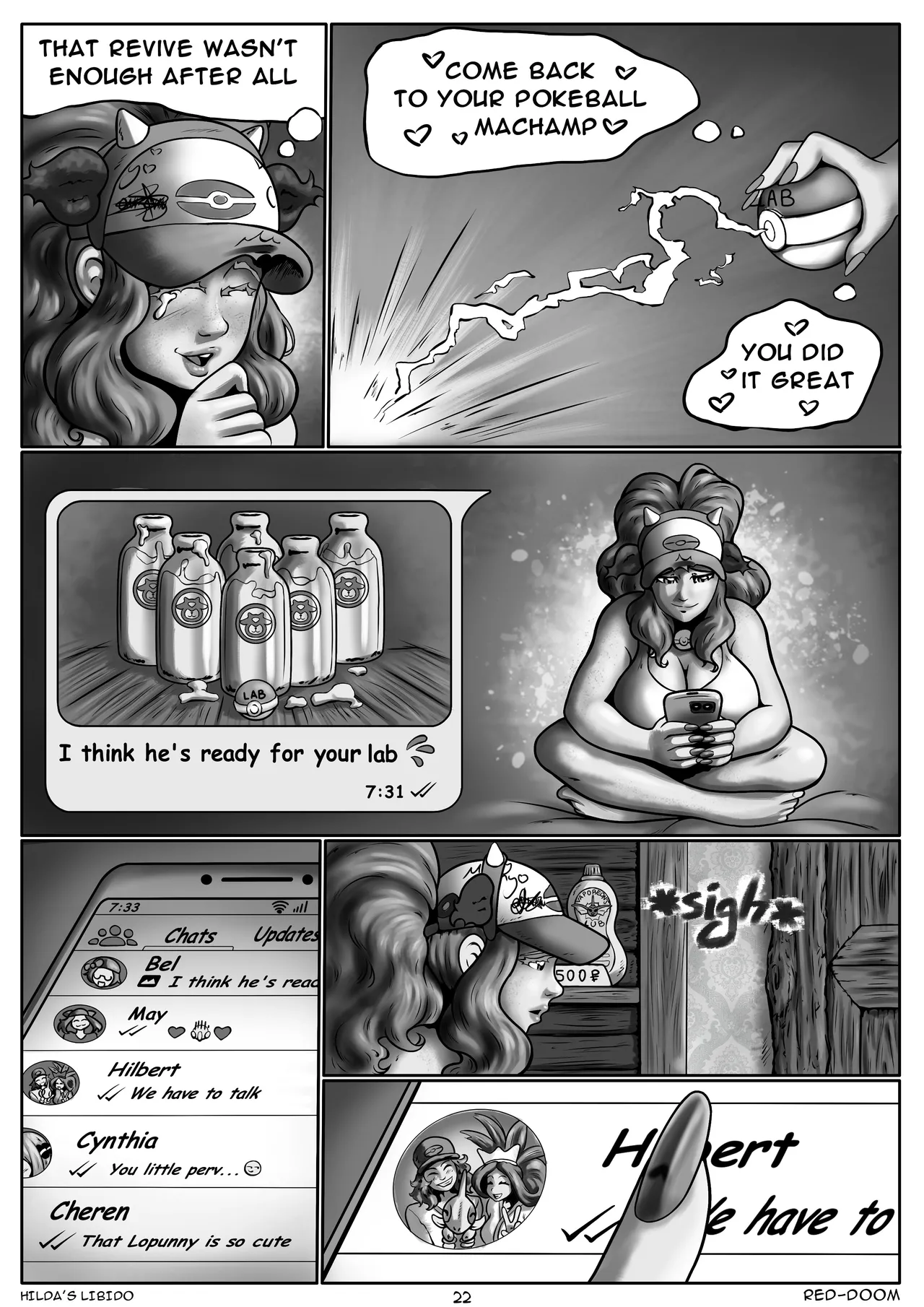 Red-Doom Hildas Libido Ch. 1-4 Pokemon Ongoing - Image 74