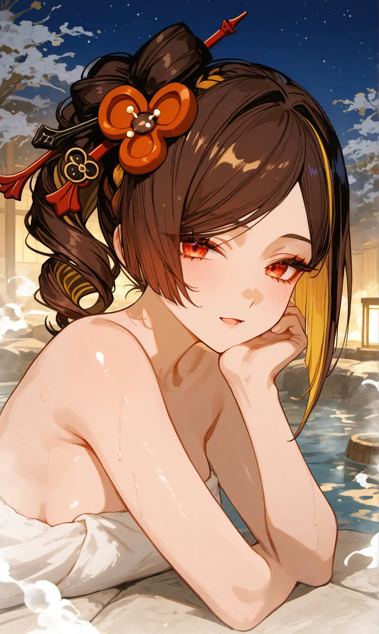 Reiji Chiori Genshin Impact Onsen Beauty - Image 6