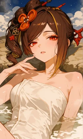 Reiji Chiori Genshin Impact Onsen Beauty