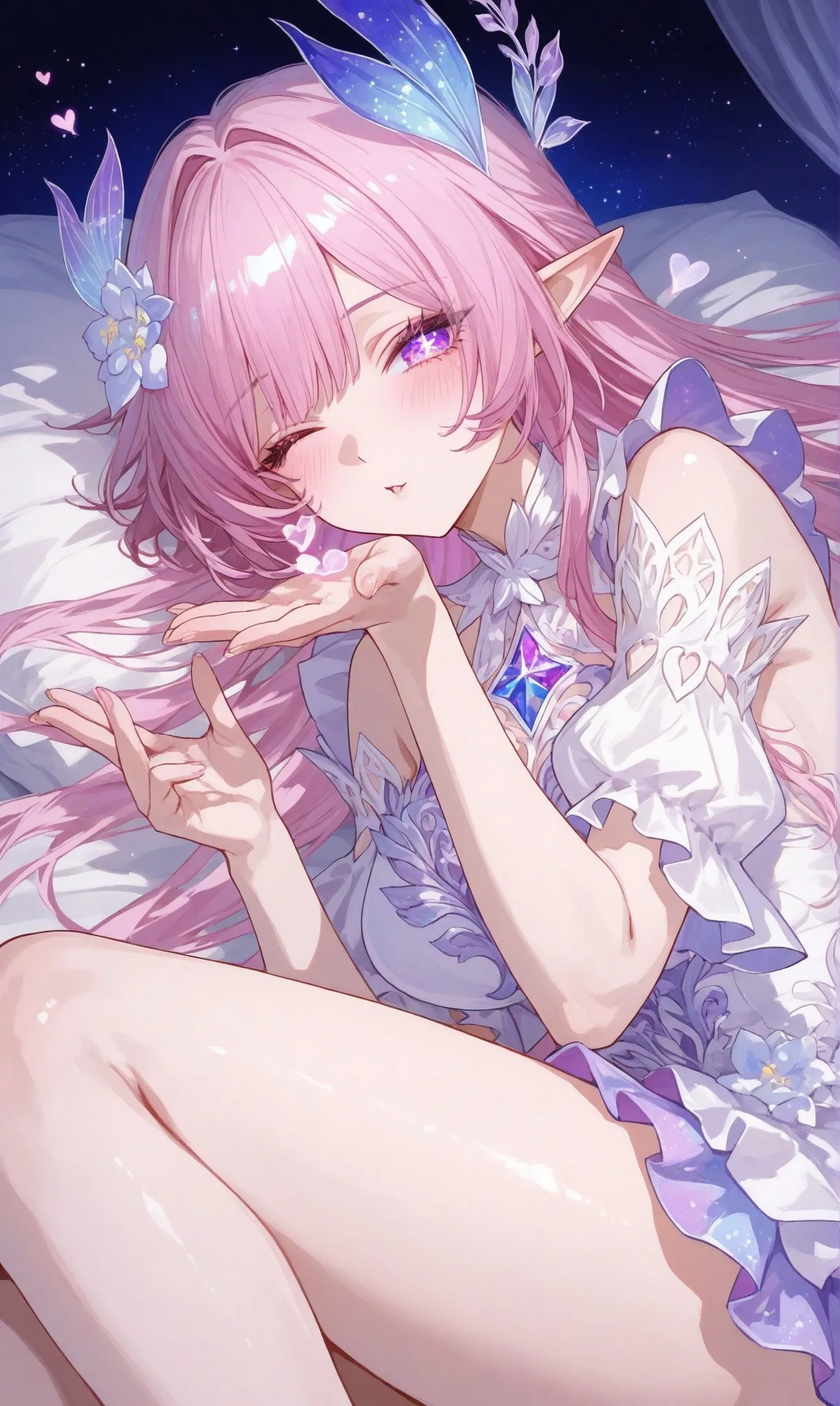 Reiji Cyrene Honkai Star Rail Pink Elf Wife - Image 1