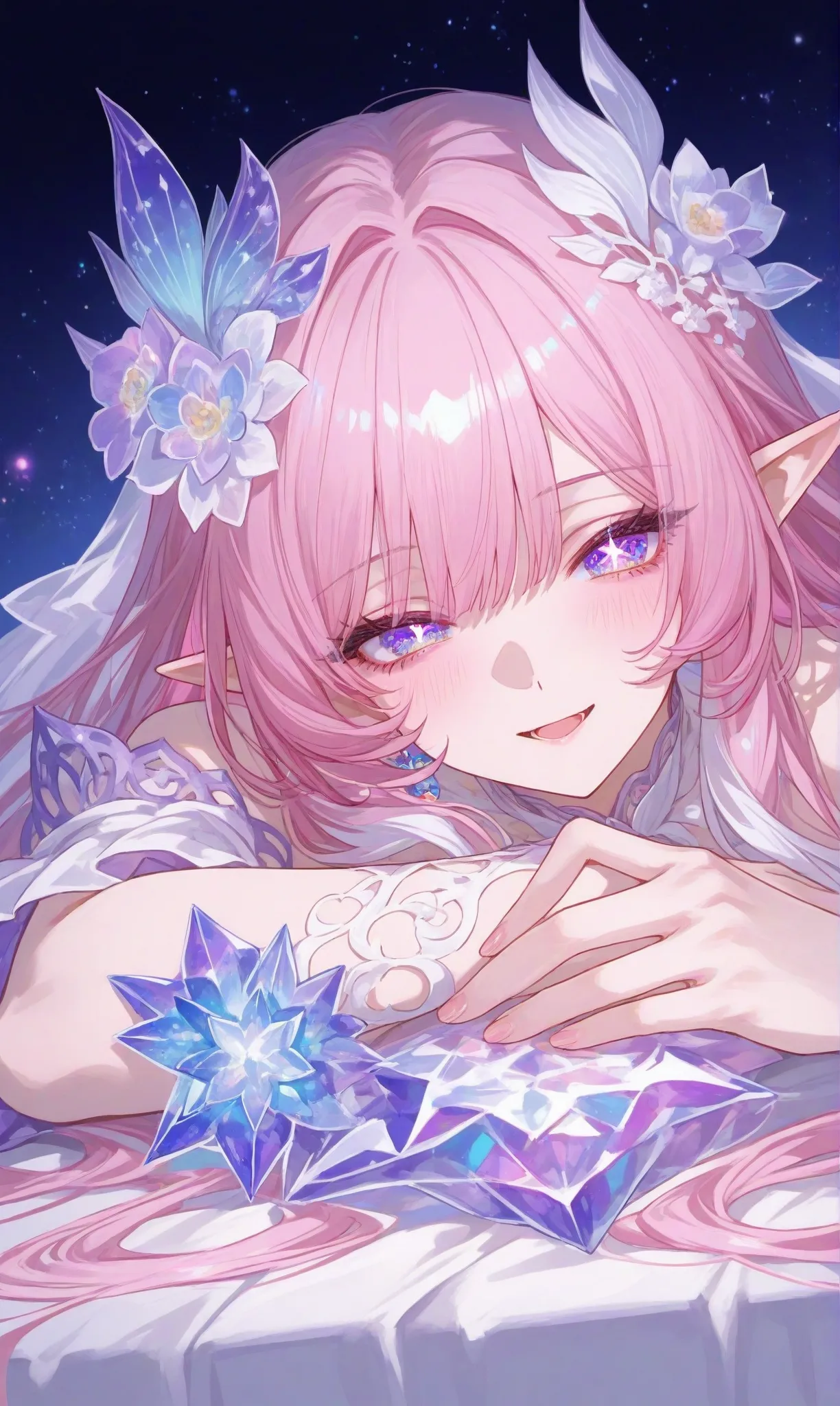 Reiji Cyrene Honkai Star Rail Pink Elf Wife - Image 3