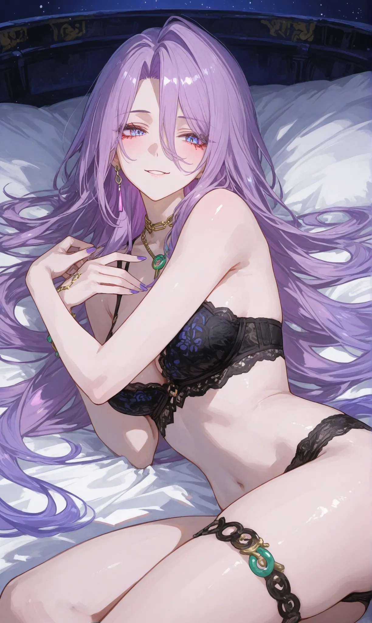 Reiji Jade Seductive in Lingerie - Image 3