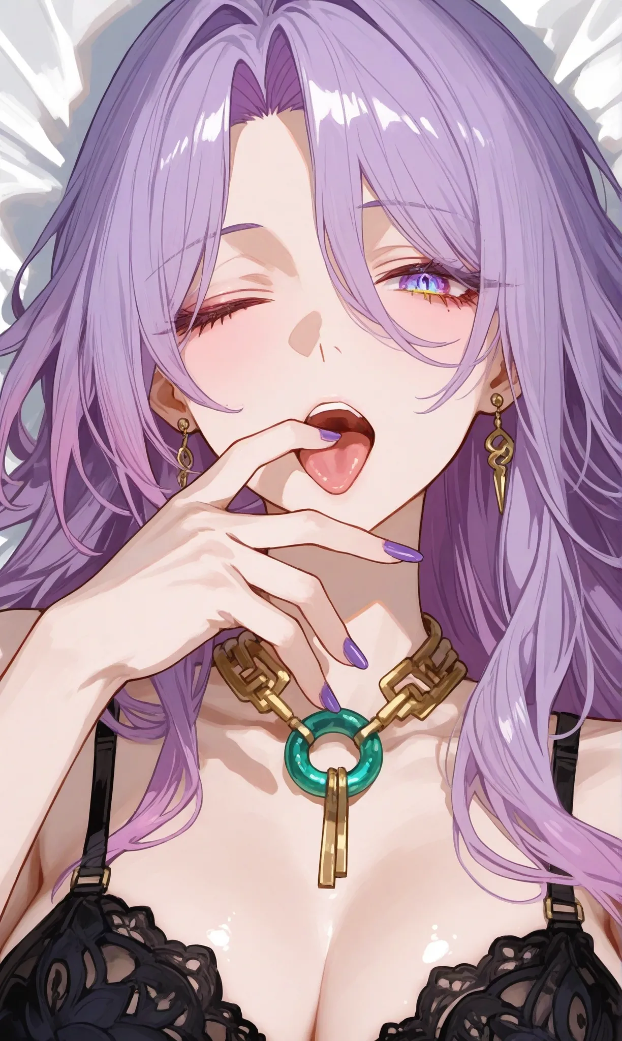 Reiji Jade Seductive in Lingerie - Image 8