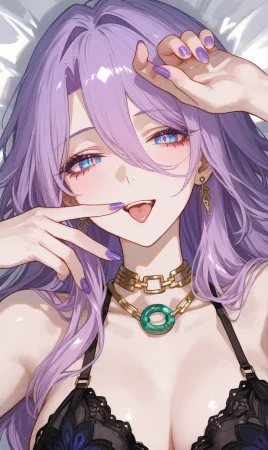 Reiji Jade Seductive in Lingerie