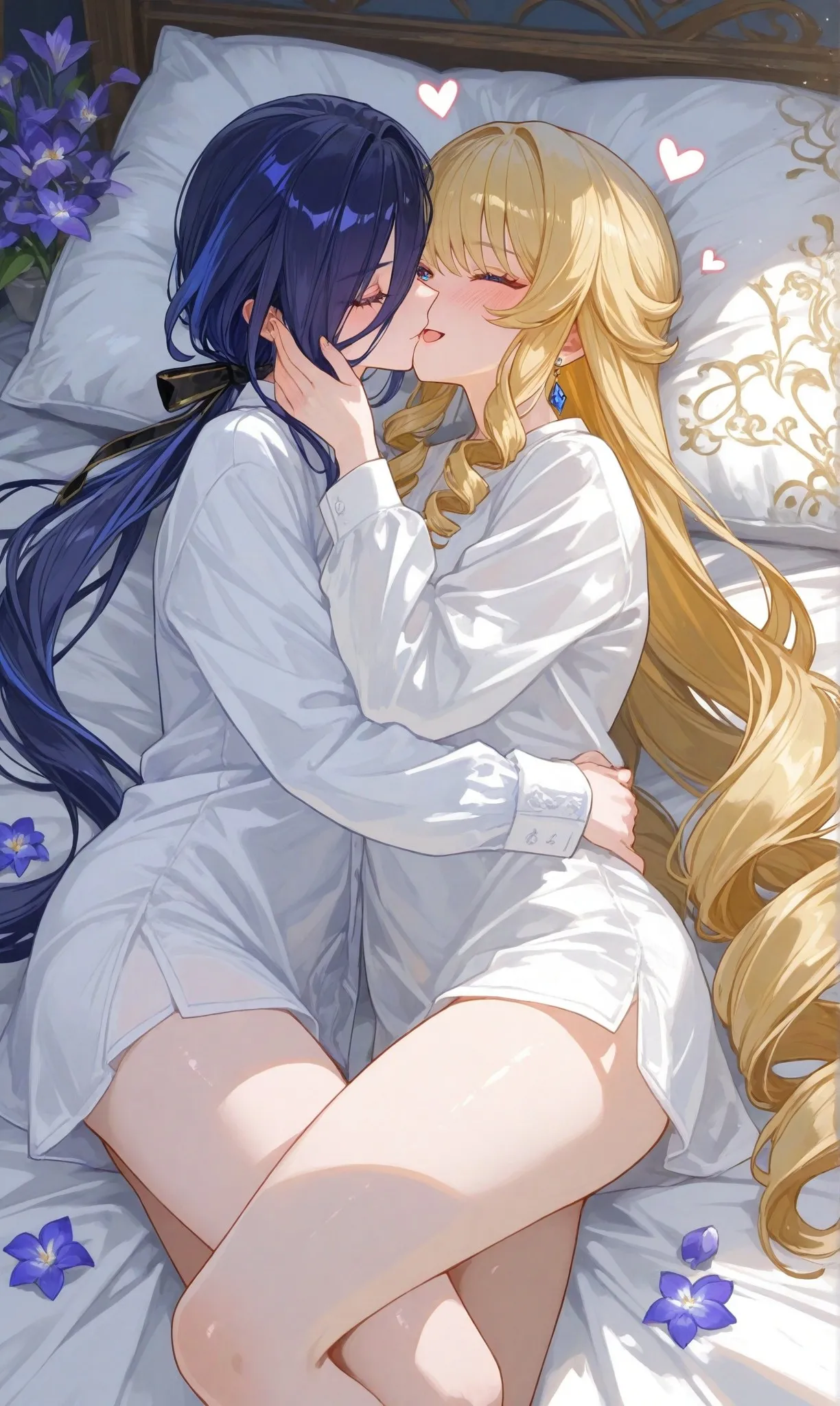 Reiji Navia x Clorinde Genshin Impact Blossoming Love - Image 1