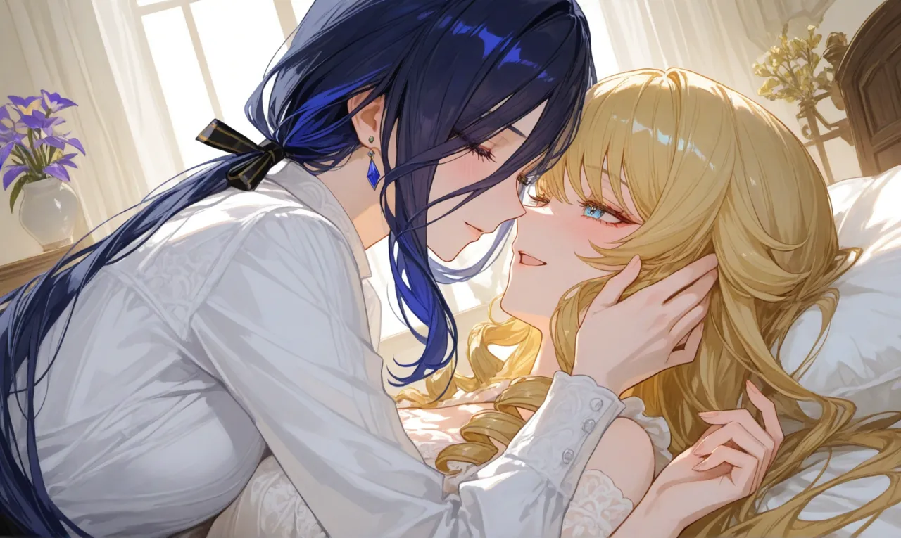 Reiji Navia x Clorinde Genshin Impact Blossoming Love - Image 10