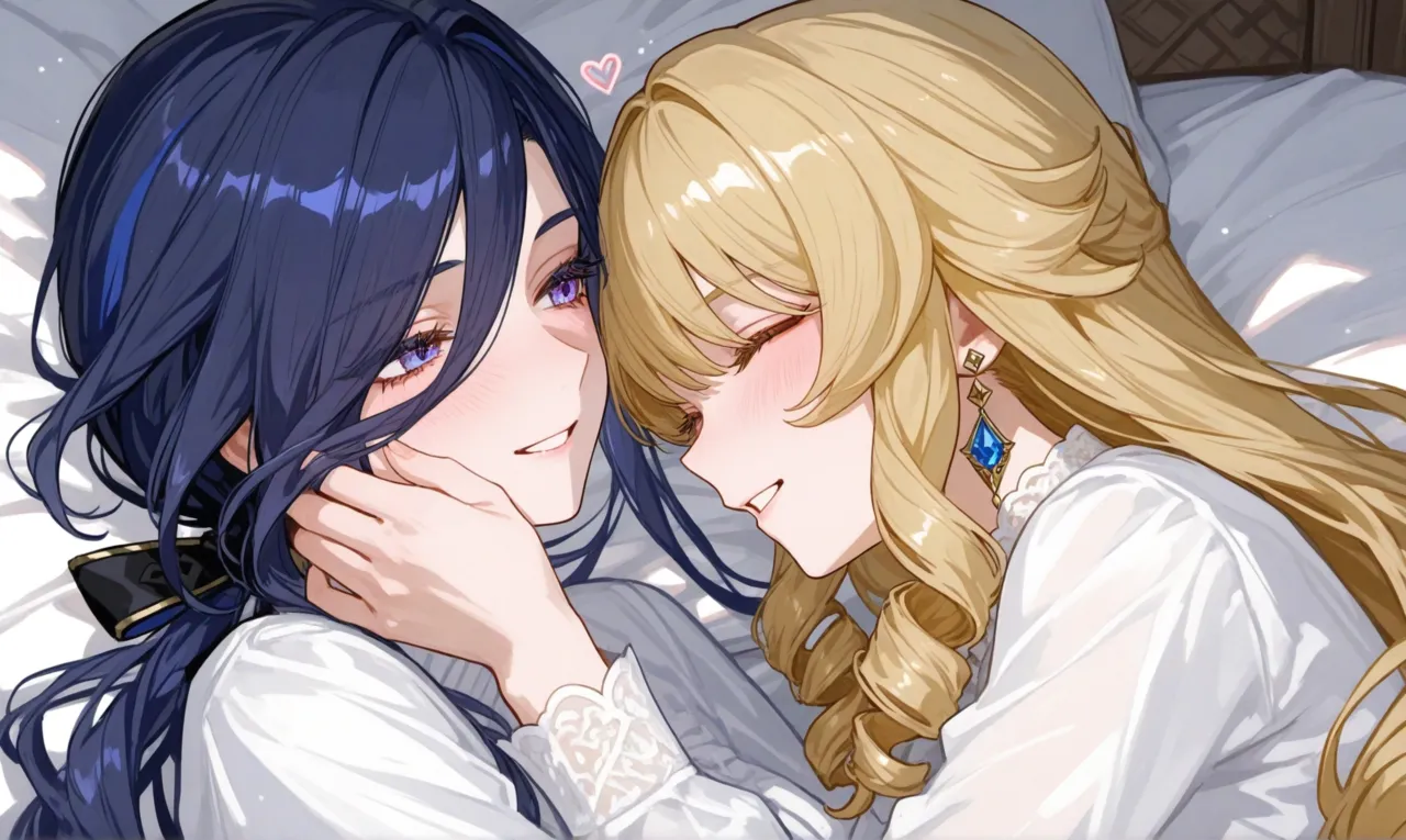 Reiji Navia x Clorinde Genshin Impact Blossoming Love - Image 11