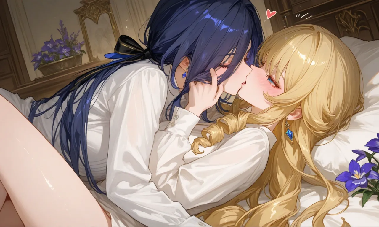 Reiji Navia x Clorinde Genshin Impact Blossoming Love - Image 13