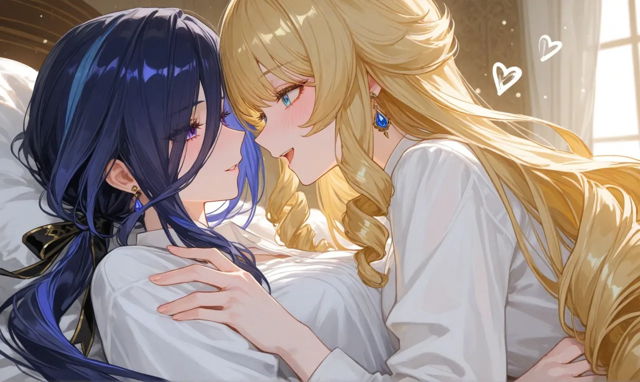 Reiji Navia x Clorinde Genshin Impact Blossoming Love - Image 9