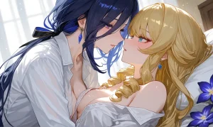 Reiji Navia x Clorinde Genshin Impact Blossoming Love - Page 14