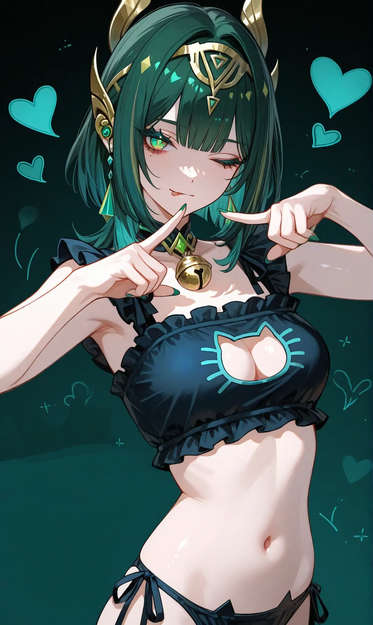 Reiji Nefer Genshin Impact Cat Lingerie Temptation - Image 52