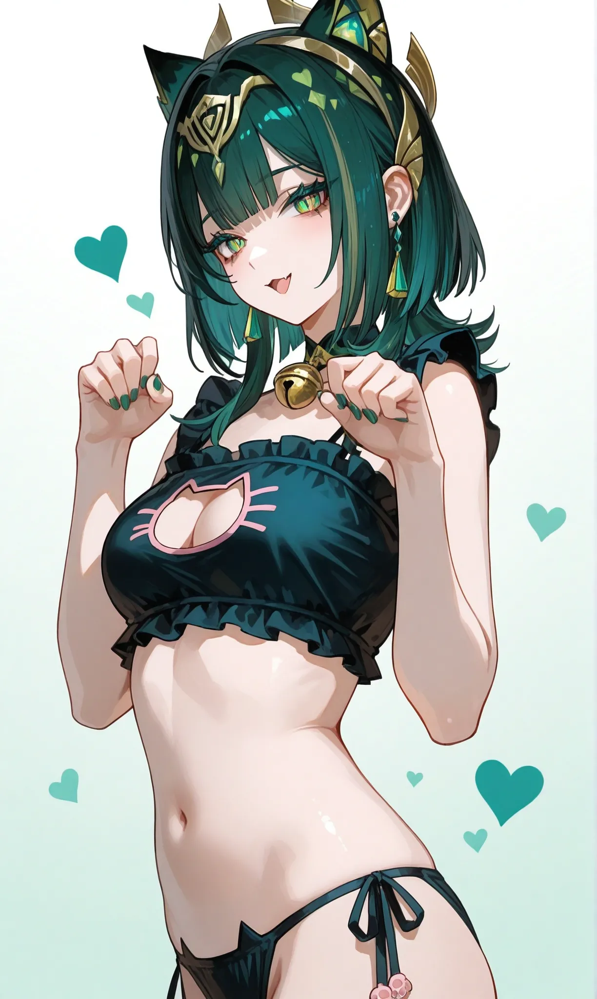 Reiji Nefer Genshin Impact Cat Lingerie Temptation - Image 53