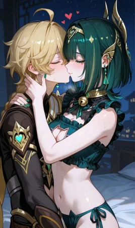 Reiji Nefer Genshin Impact Cat Lingerie Temptation - Page 10