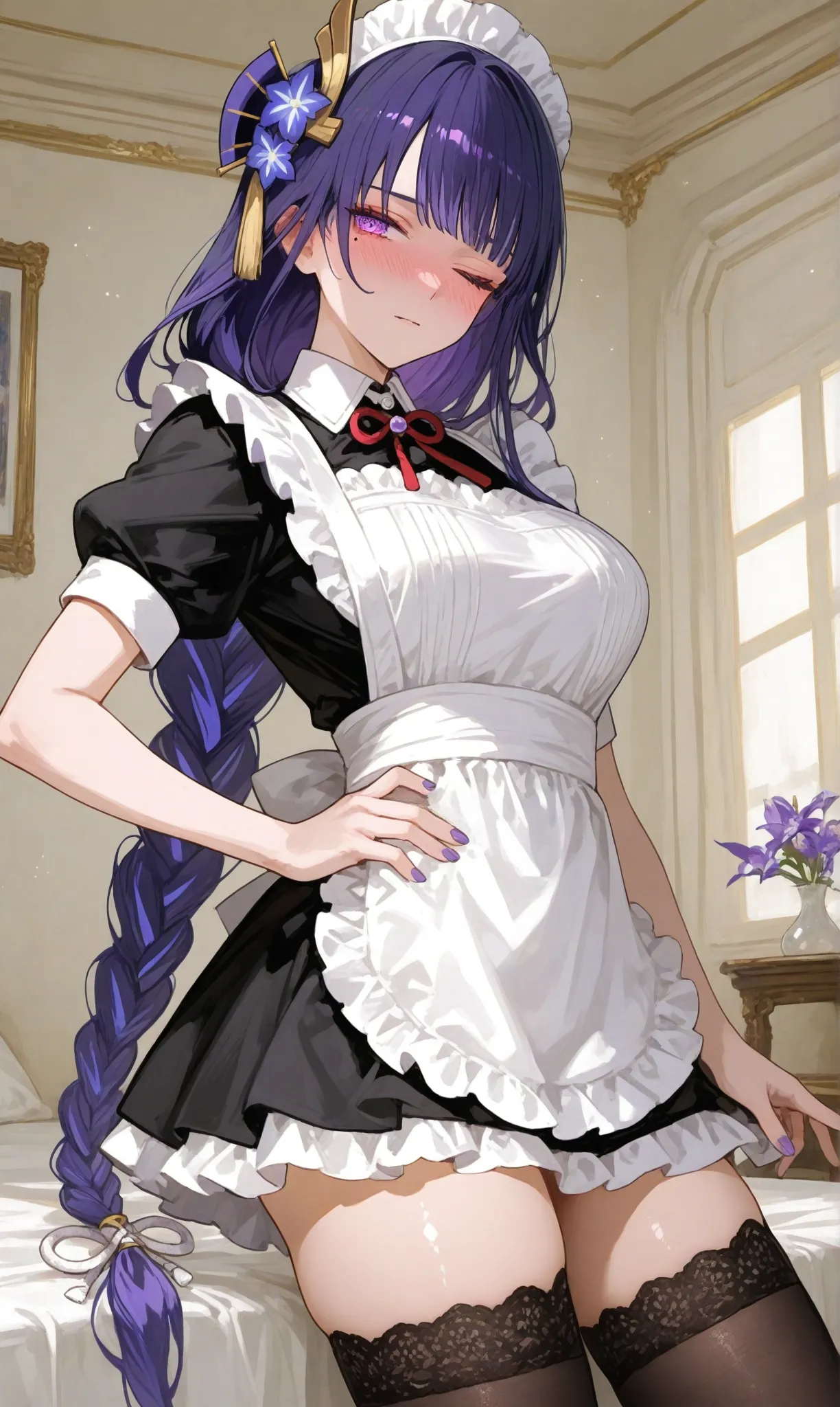 Reiji Raiden Shogun Sexy Maid - Image 5