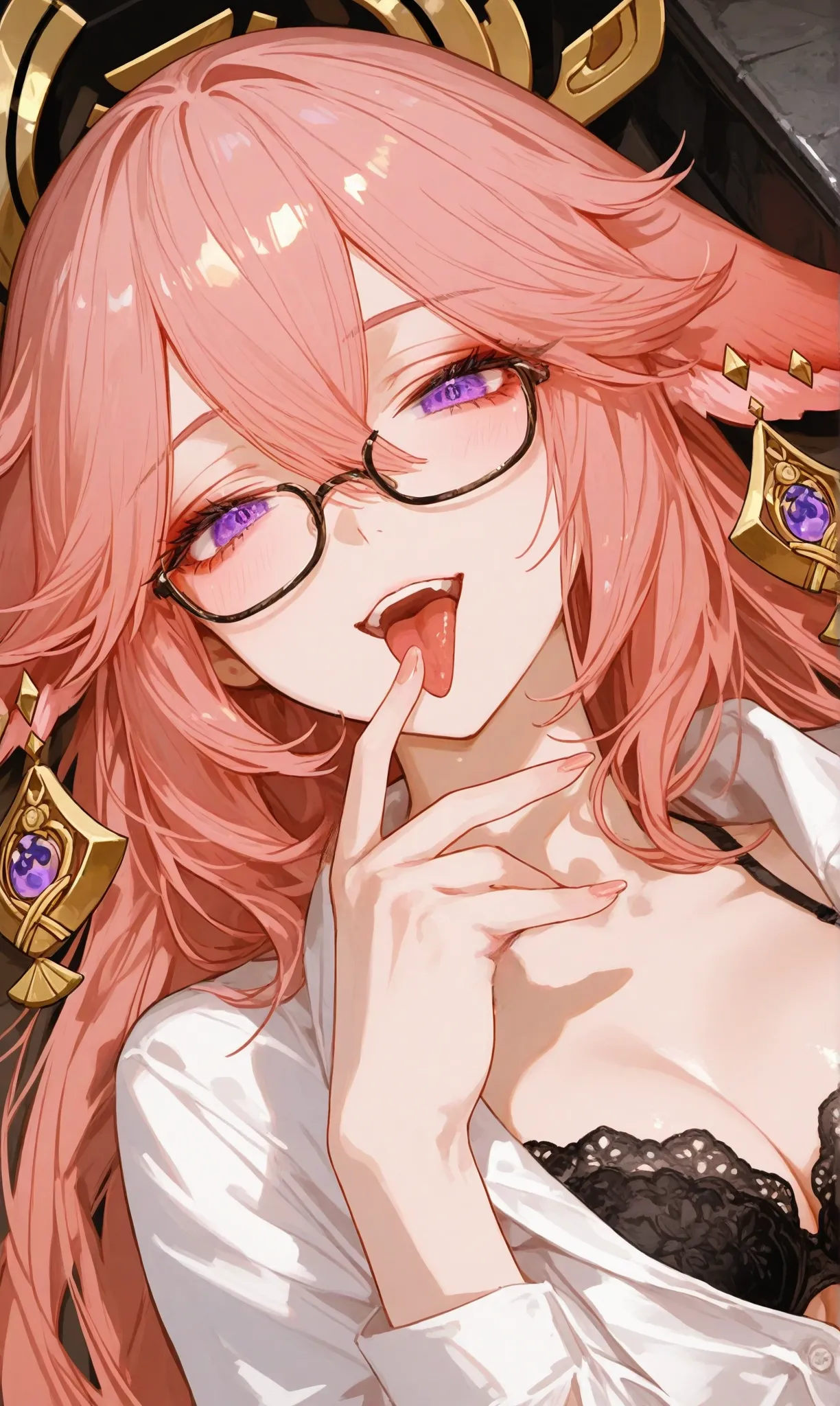 Reiji Yae Miko Office Temptation Unleashed - Image 10